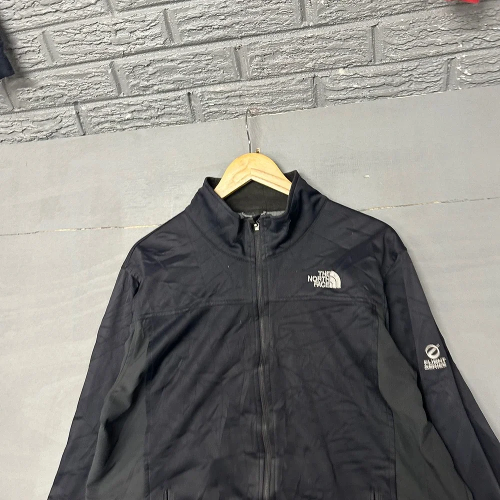 The North Face Flight Series Windstopper Jacket Mens Large Black Full‎ Zip Shell